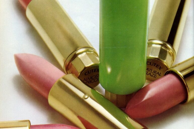 Cutex lipstick flips fashion on its ear (1967) Click Americana