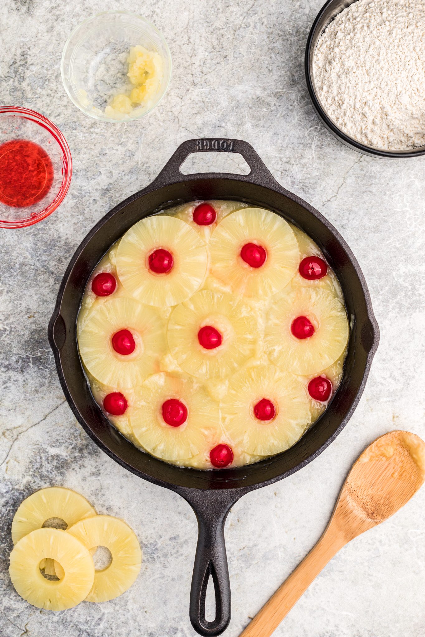 Double pineapple upsidedown cake recipe, stepbystep A classic 1950s