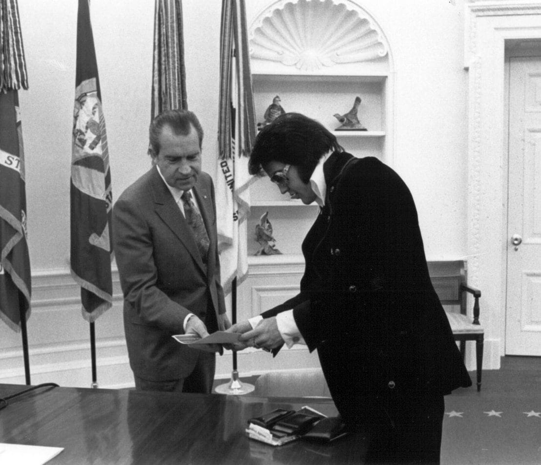 Remember that time Elvis Presley asked President Nixon to make him a(00)