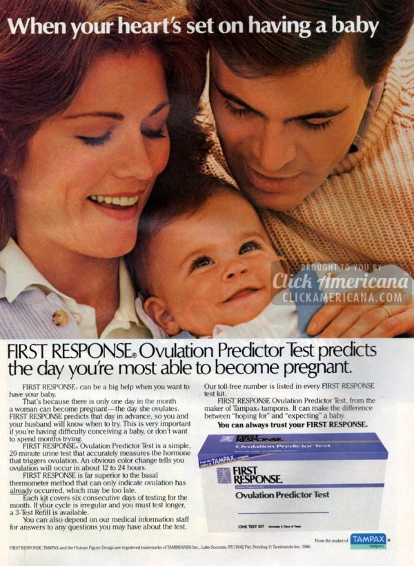 These vintage home pregnancy test kits used test tubes & had a twohour
