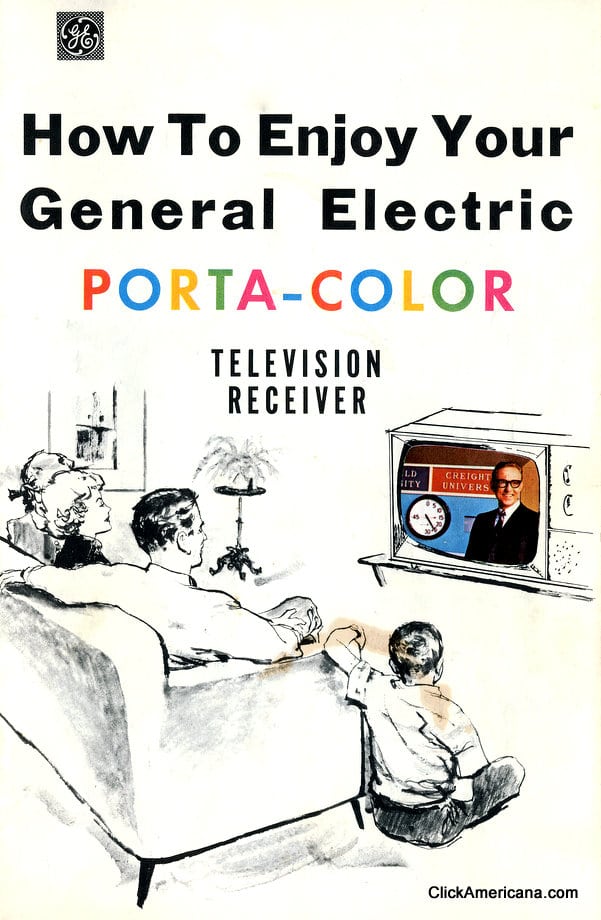 How to enjoy your GE Porta-Color Television (1967) - Click Americana