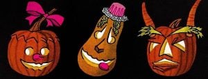 Carve your own happy jack-o'-lantern Halloween decorations (1959)