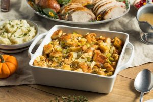 Homemade Bread Stuffing for Thanksgiving Dinner