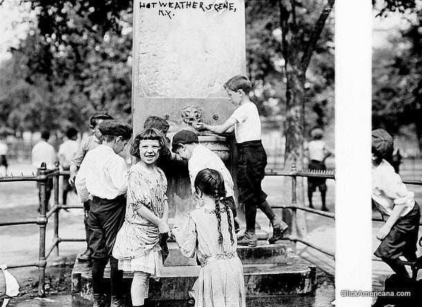 NYC heat wave: Hot weather street scenes (early 1900s) - Click Americana