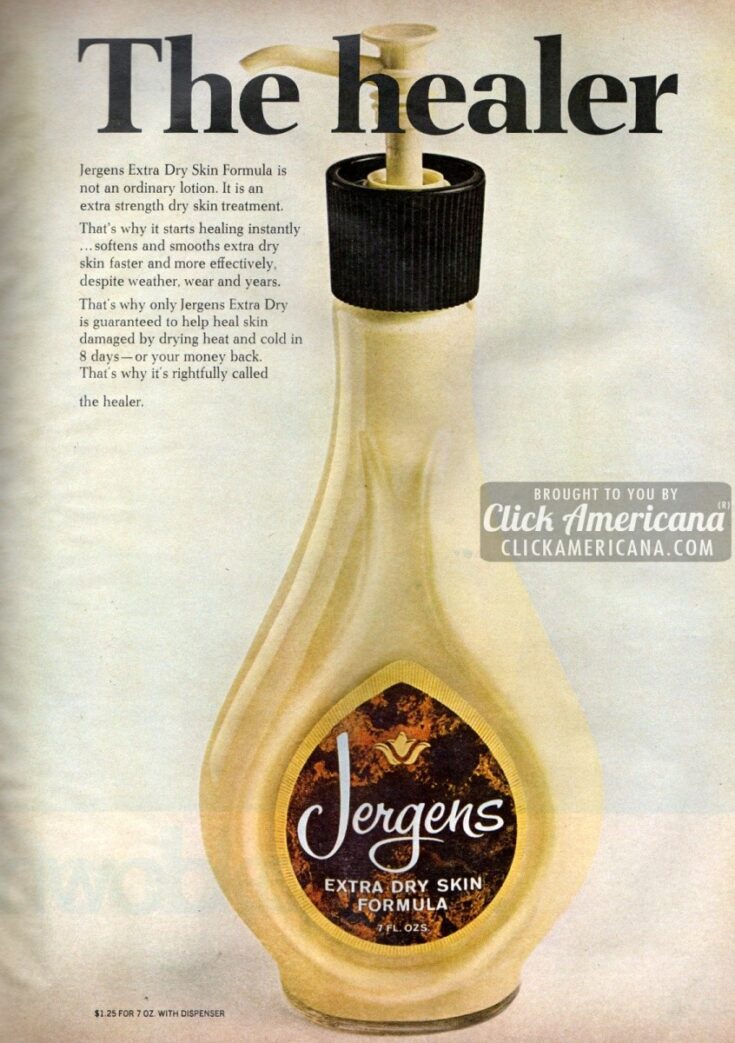 Jergens Lotion stops "detergent hands" (1956 & 1967) Click Americana