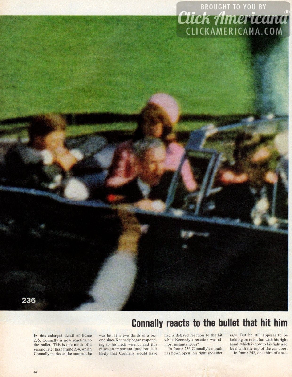President Kennedy's assassination through the devastating headlines & heartbreak (1963) 16 kennedy shooting connally zapruder life 1966 2
