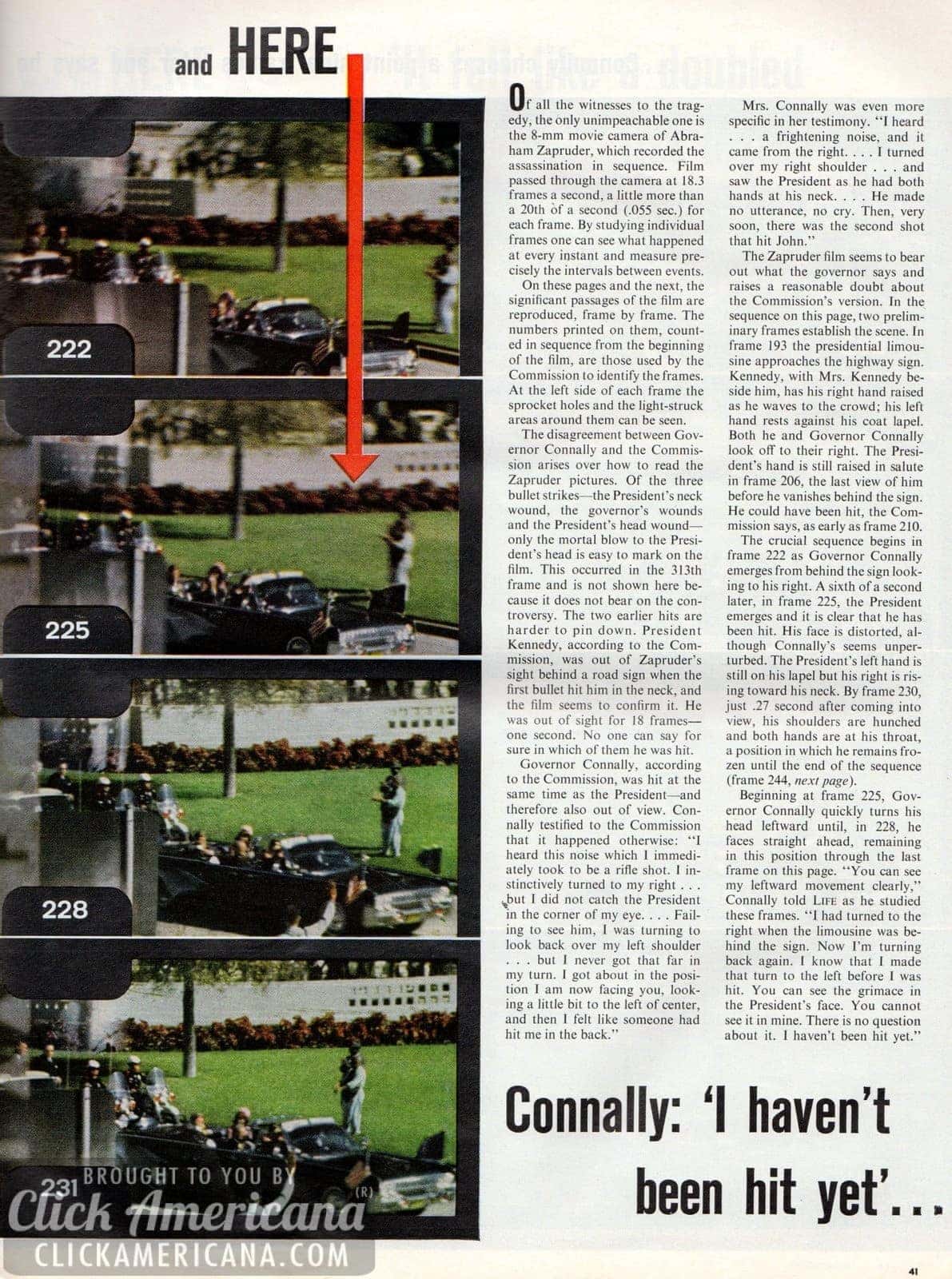 President Kennedy's assassination through the devastating headlines & heartbreak (1963) 12 President Kennedy's assassination: Zapruder footage