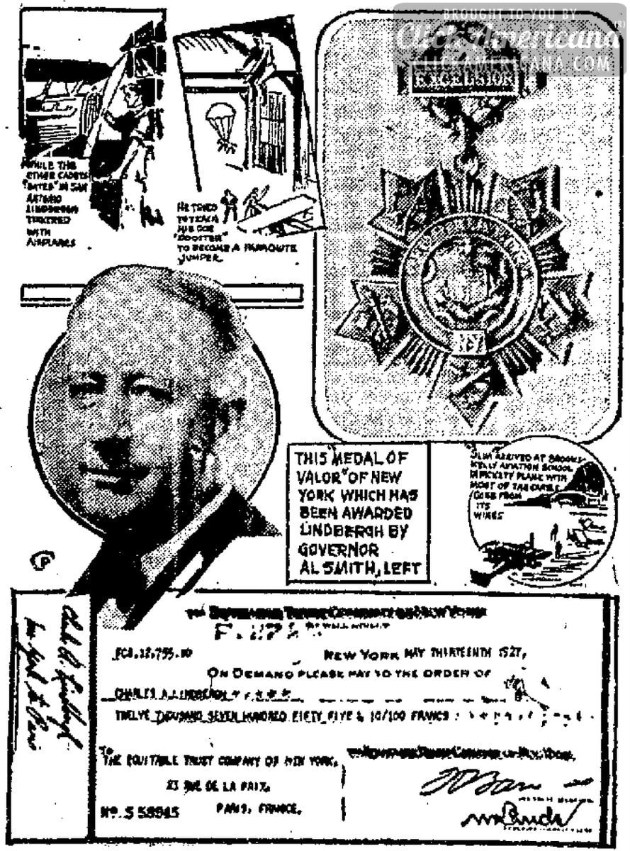 Charles Lindbergh’s life story, to age 25 (1927) - Click Americana