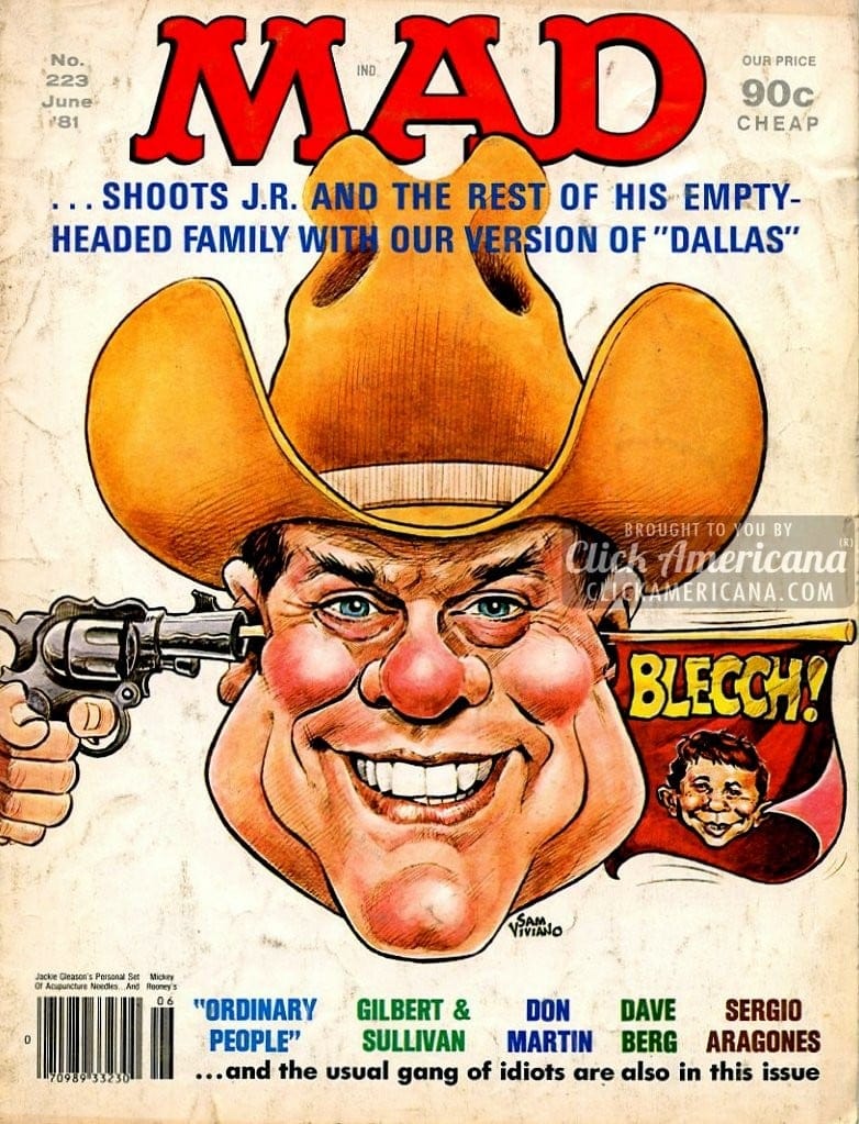 MAD June 1981: Dallas/JR Ewing (Larry Hagman)