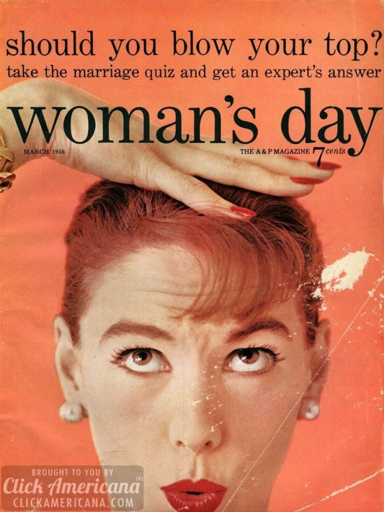 Housewife heaven! Vintage Woman's Day magazine covers from the fifties