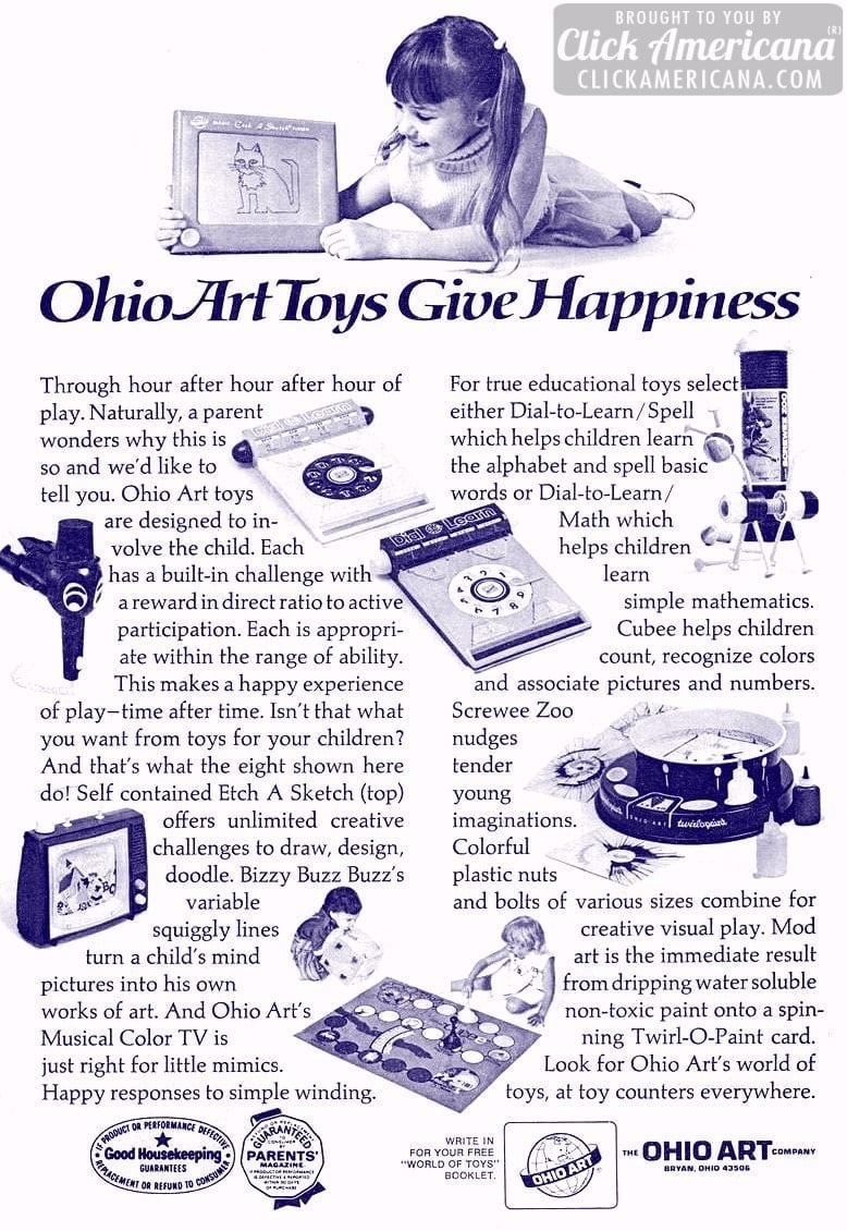 Ohio Art Toys Give Happiness