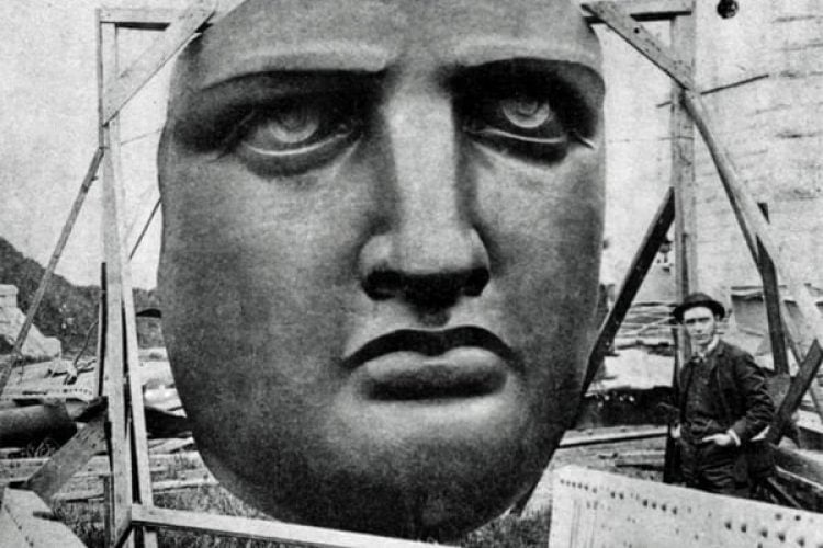 See how our famous Statue of Liberty was originally assembled, from the