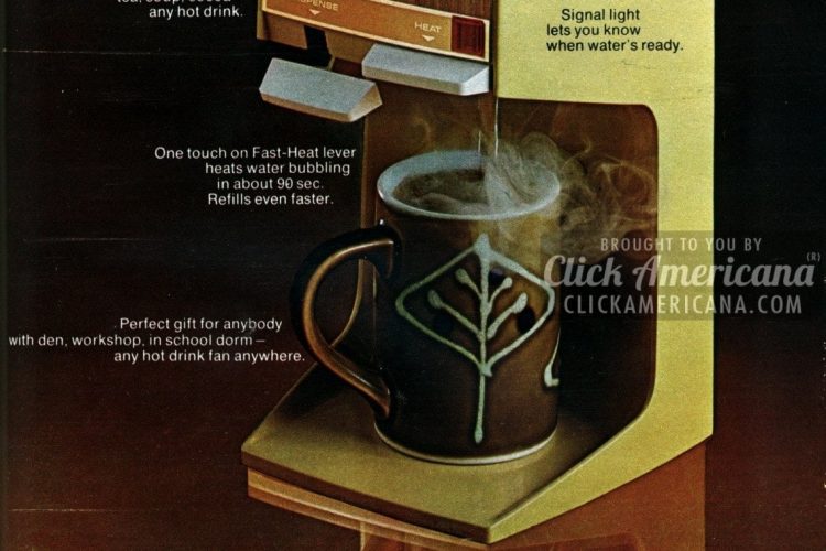 Sunbeam Hot Shot Hot Beverage Maker (1974) Click Americana