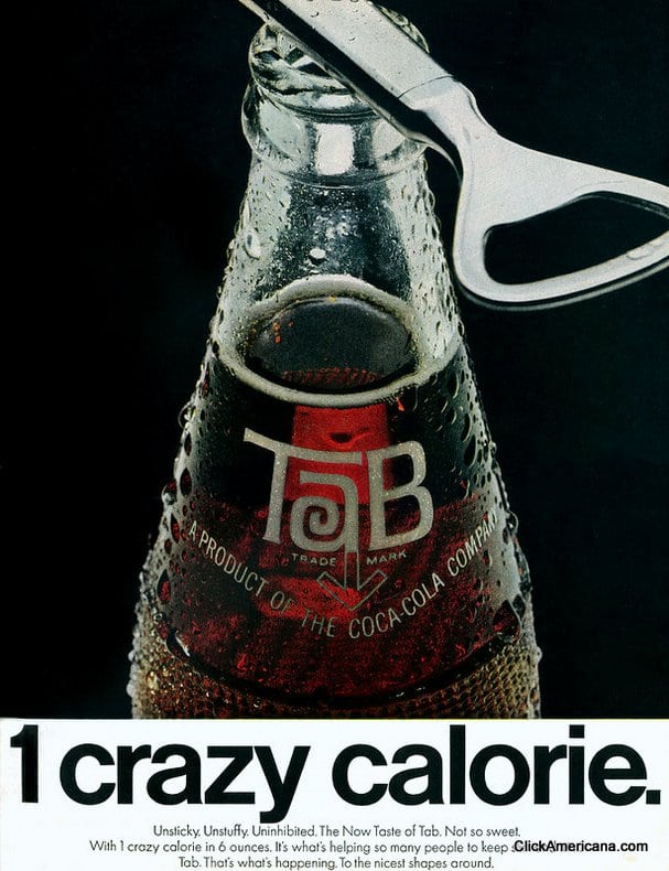 20 years of vintage Tab diet cola ads - Click Americana