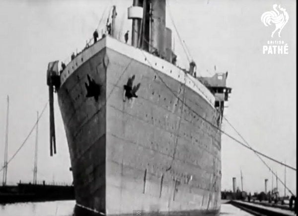 Titanic Newsreel Authentic Footage Titanic Newsreel Authentic Footage