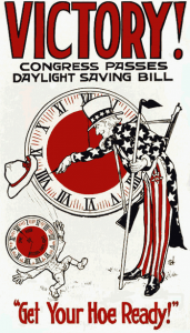 victory congress passes daylight savings get your hoe ready 1918