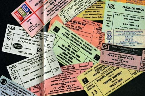 Vintage ticket stubs